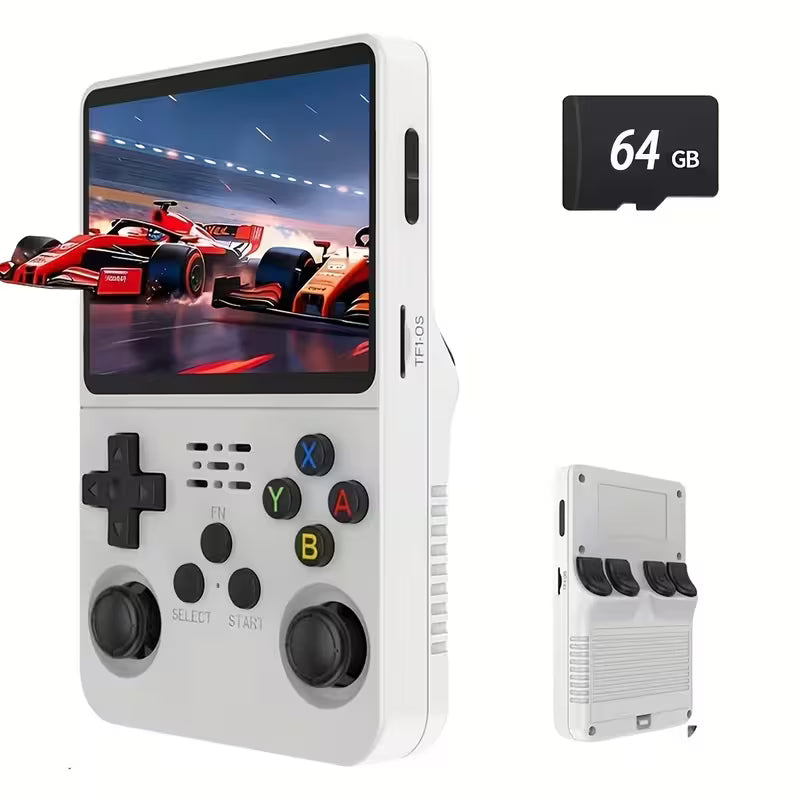 Consola de Juegos Portátil Retro R36 – Pantalla HD 3.5", Juegos Clásicos