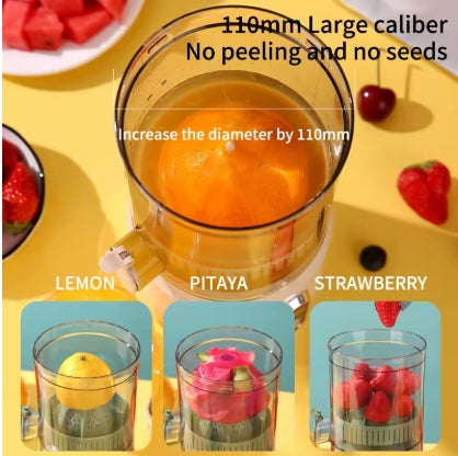Exprimidor de naranjas eléctrico recargable por USB, extractor de jugo de cítricos portátil, licuadora de batidos de 600 ml